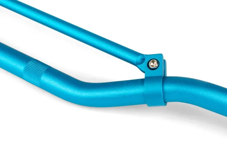 Manubrio Cross in Alluminio Anodizzato Blu Asta Blu - Ricambi Motocross Motard