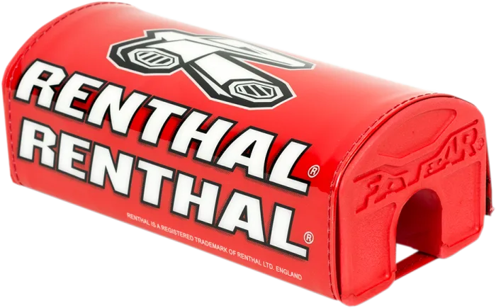 Paracolpi manubrio Fatbar RENTHAL colore Rosso- Ricambi e Accessori Motocross Motard