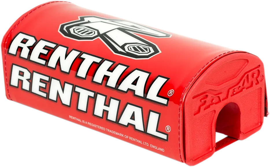 Paracolpi manubrio Fatbar RENTHAL colore Rosso- Ricambi e Accessori Motocross Motard