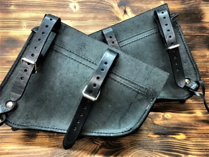 Borsa Laterale Sinistra Cuoio Choppers 003 per Harley Sportster - Ricambi e Accessori Moto