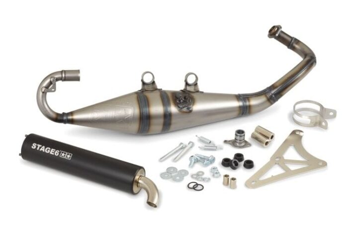 Marmitta Pro Replica Stage6 MK2 Scooter Piaggio S6-9114004/BK - Ricambi e Accessori Scooter