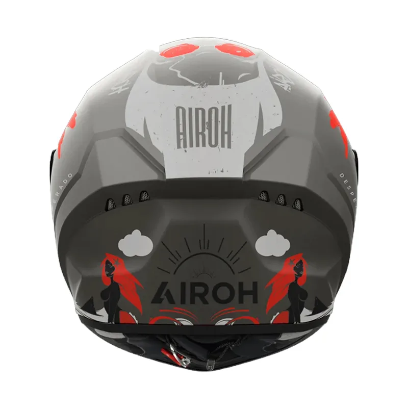 Casco Integrale Airoh Connors Desperado Orange Matt - Abbigliamento e Accessori