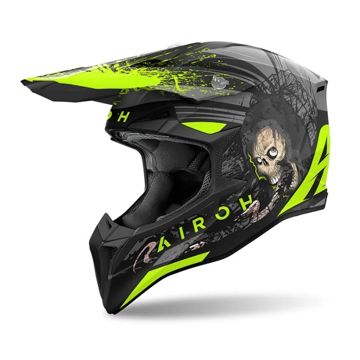 Casco Motocross Airoh Wraaap Darkness Matt - Abbigliamento e Accessori