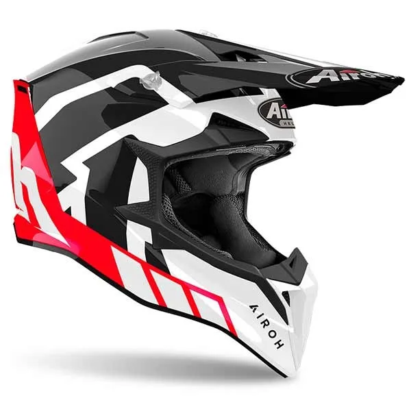 Casco Motocross Airoh Wraaap Reloaded Gloss 2206 - Abbigliamento e Accessori