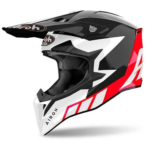 Casco Motocross Airoh Wraaap Reloaded Gloss 2206 - Abbigliamento e Accessori