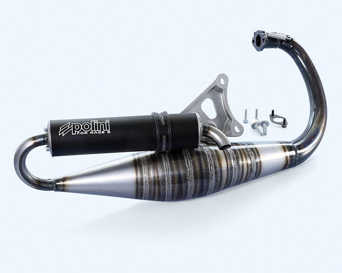 Marmitta Polini For Race 5 Scooter Booster Minarelli Verticale 200.0339 - Ricambi Scooter