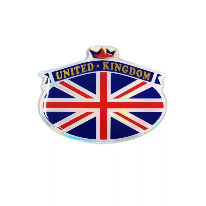 Adesivo 3D Stemma UK - Ricambi e Accessori