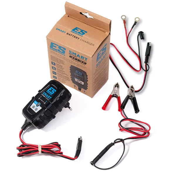 Carica Batteria Moto e Mantenitore di Carica ENERGYSAFE Smart 12V-6V - Ricambi e Accessori Moto