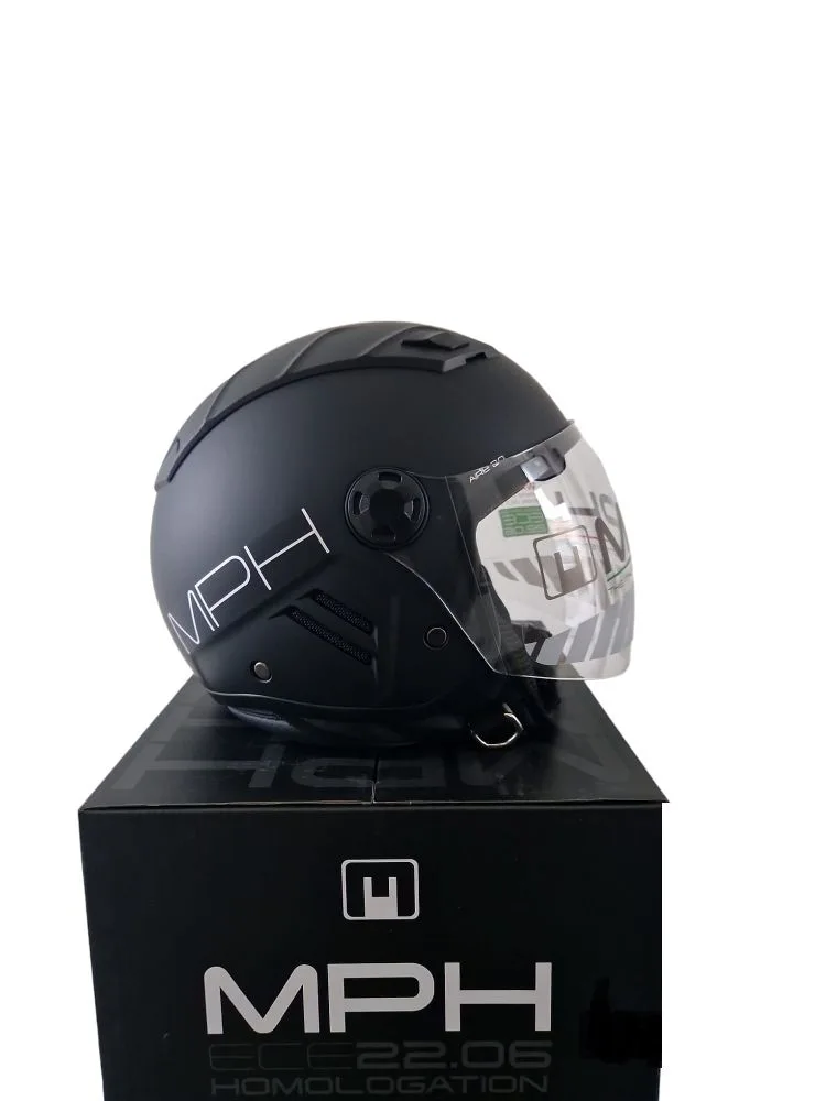 Casco Jet MPH Aire Solid 2.0 Nero Opaco - Abbigliamento e Accessori