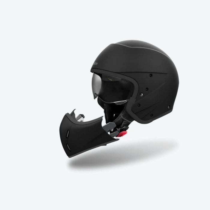 Casco Jet Airoh J110 Command Colore Black Matt - Abbigliamento e Accessori