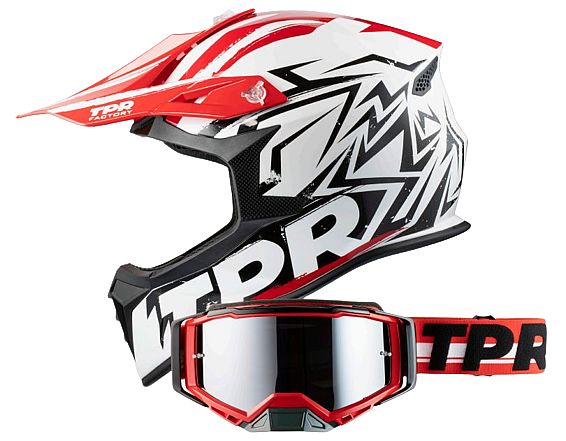 Casco Motocross MPH Jumper MX TPR Factory Mascherina Compresa - Abbigliamento e Accessori