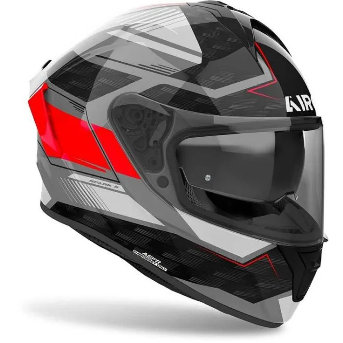 Casco Integrale Airoh Spark 2 Colore Zenith Rosso Lucido - Abbigliamento e Accessori