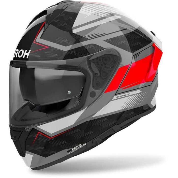 Casco Integrale Airoh Spark 2 Colore Zenith Rosso Lucido - Abbigliamento e Accessori