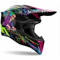 Casco Motocross Airoh Wraaap Music Gloss - immagine 2