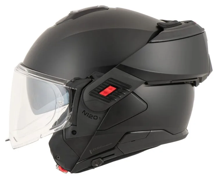 Casco Modulare Nolan Flip Up N120-1 Classico Nero Opaco - Abbigliamento e Accessori