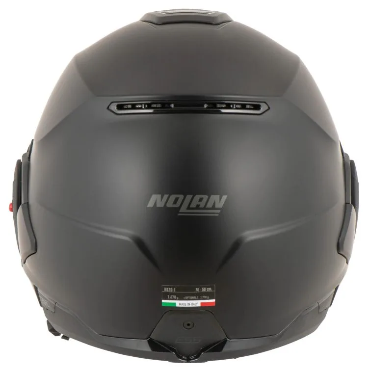 Casco Modulare Nolan Flip Up N120-1 Classico Nero Opaco - Abbigliamento e Accessori