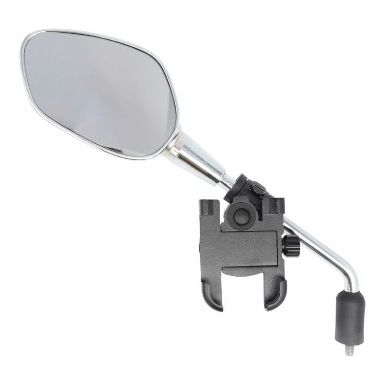 TUSITA Supporto A Bloccaggio Per Specchietto Moto E Scooter – Adattatore A Sfera 1”, Rotazione 360°, Antiurto, Per Barre Da 10 A 16mm
