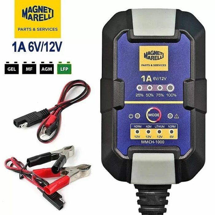 Carica Batteria Mantenitore di Carica Magneti Marelli CH1000M - Ricambi e Accessori Moto