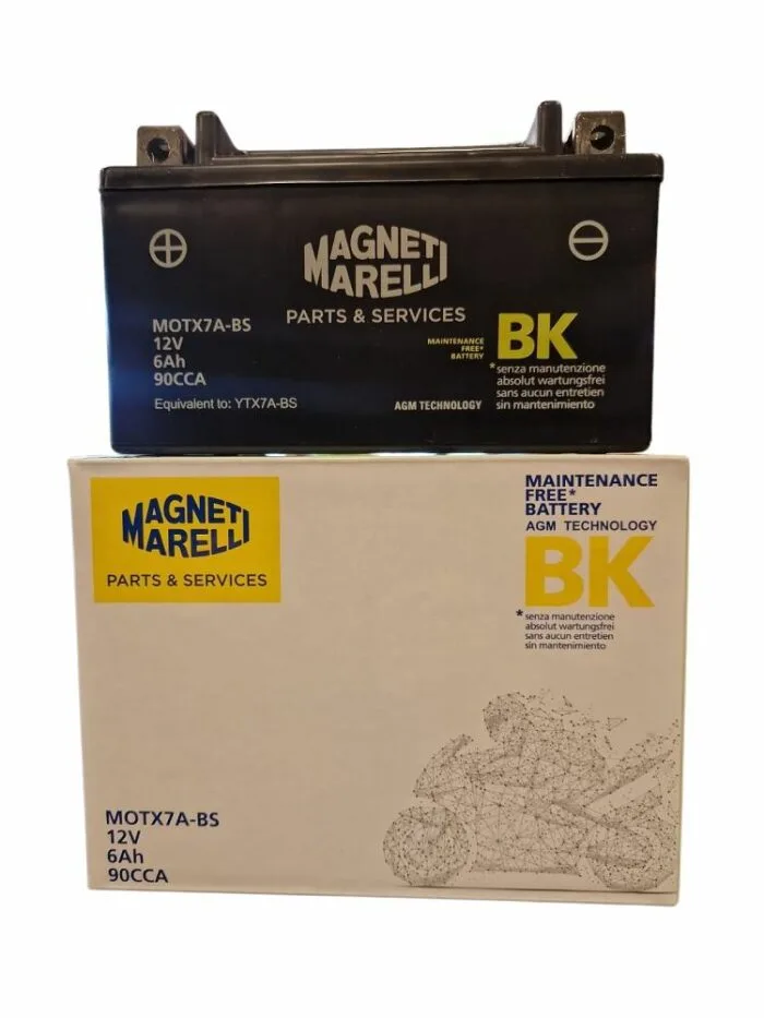 Batteria Magneti Marelli MOTX7A-BS - Ricambi e Accessori
