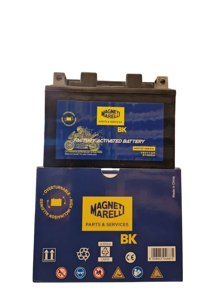 Batteria Magneti Marelli MOTZ12S-BS 12v 11ah - Ricambi e Accessori