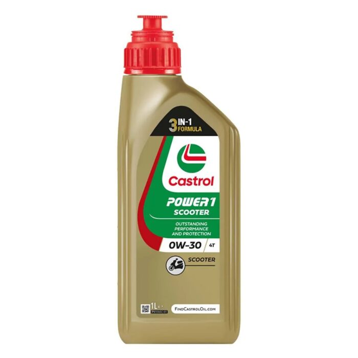 Olio Castrol Power 1 Scooter 0W-30 - Ricambi e Accessori