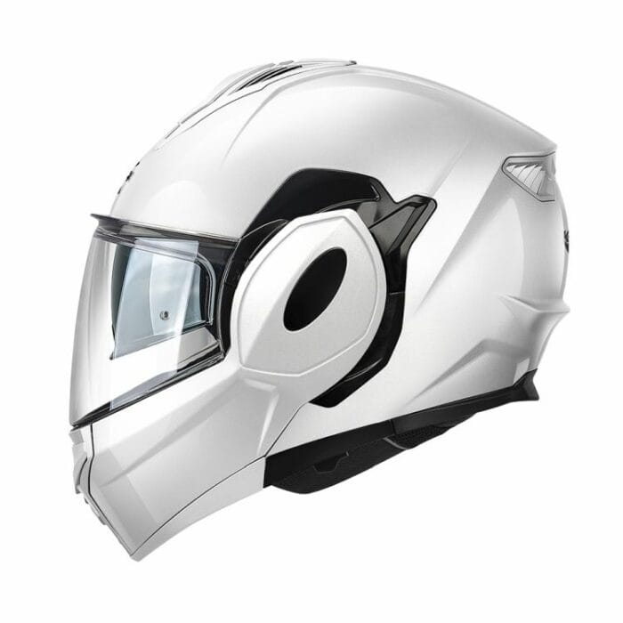 Casco Modulare Flip Up Kappa KV55 Colore Bianco Lucido - Abbigliamento e Accessori