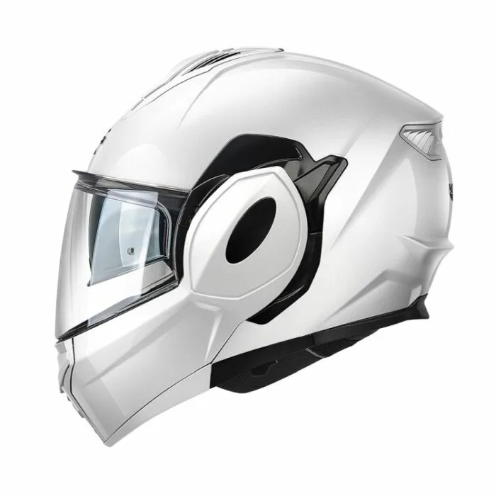 Casco Modulare Flip Up Kappa KV55 Colore Bianco Lucido - Abbigliamento e Accessori