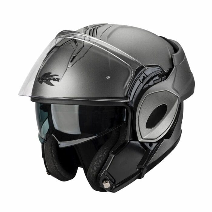 Casco Modulare Flip Up Kappa KV55 Colore Nero Opaco - Abbigliamento e Accessori