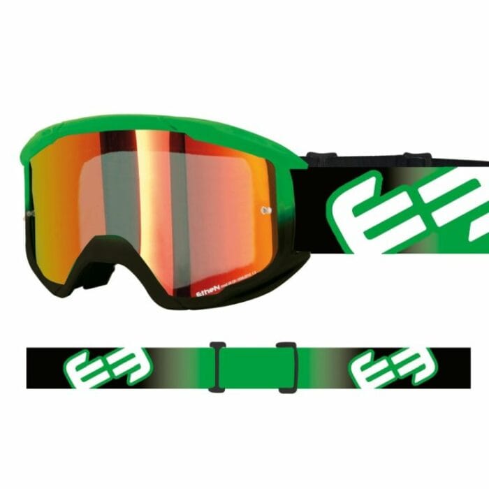 Maschera Cross ETHEN OTG06 Verde Nero Printed - Abbigliamento e Accessori