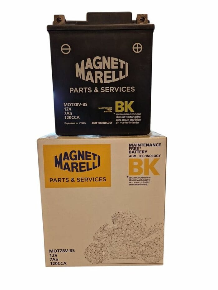 Batteria Magneti Marelli MOTZ8V (YTZ8V) - Ricambi e Accessori