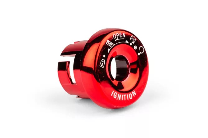 Cornice Chiave Aerox Rosso Cromato - Ricambi Scooter