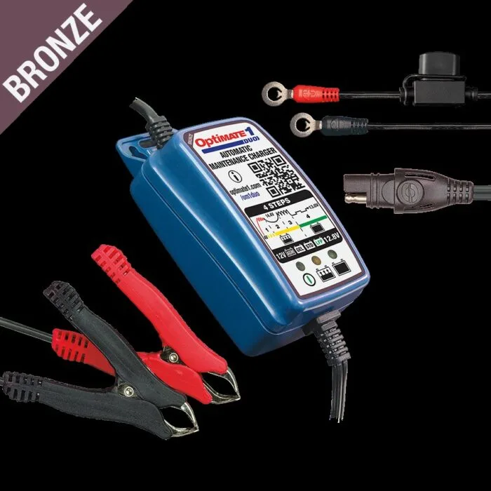 Carica Batteria Optimate 1 Duo TM-402 D - Ricambi e Accessori Moto