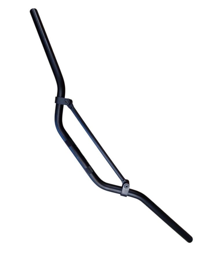 Manubrio Cross Nero D.22 Piega Alta con Asta Paracolpi PBR - Ricambi Motocross Motard