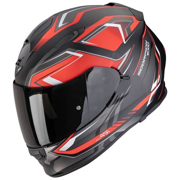 Casco Integrale SCORPION EXO 491 Zumo Opaco Nero Rosso - Ricambi e Accessori