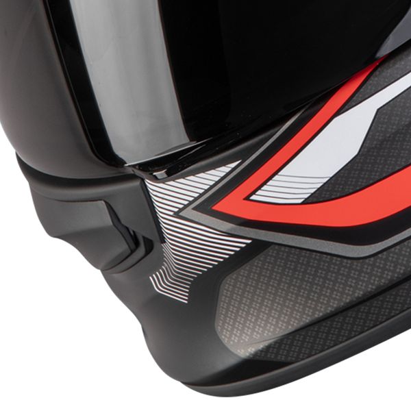 Casco Integrale SCORPION EXO 491 Zumo Opaco Nero Rosso - Ricambi e Accessori