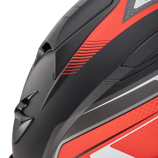 Casco Integrale SCORPION EXO 491 Zumo Opaco Nero Rosso - Ricambi e Accessori
