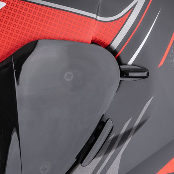 Casco Integrale SCORPION EXO 491 Zumo Opaco Nero Rosso - Ricambi e Accessori