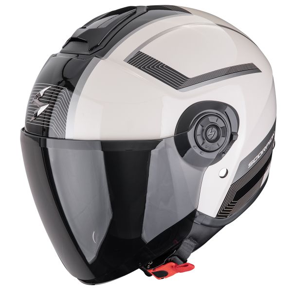 Casco Demi Jet SCORPION EXO-CITY II COSMOS Crema Nero - Abbigliamento e Accessori
