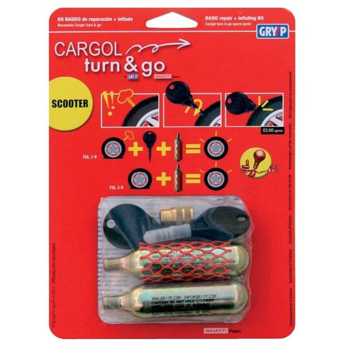 Kit Riparazione Tubeless per Scooter – CARGOL Turn&Go - Ricambi e Accessori