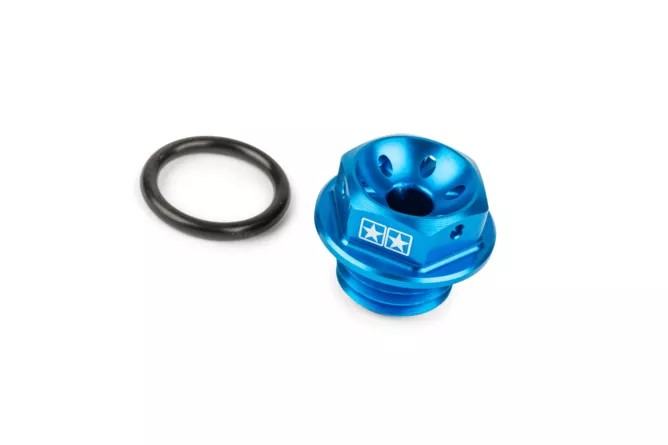Tappo Carico Olio Stage6 Alluminio Blu Minarelli AM6 - Ricambi Motocross Motard