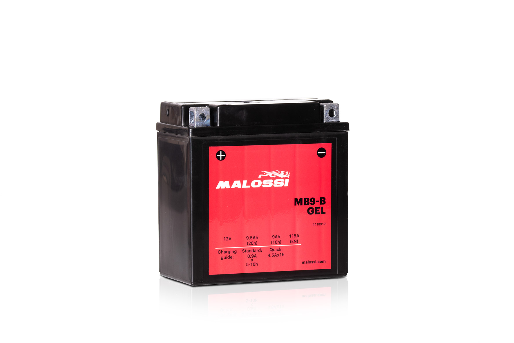 Batteria Malossi MB9-B Gel Precaricata - Ricambi e Accessori