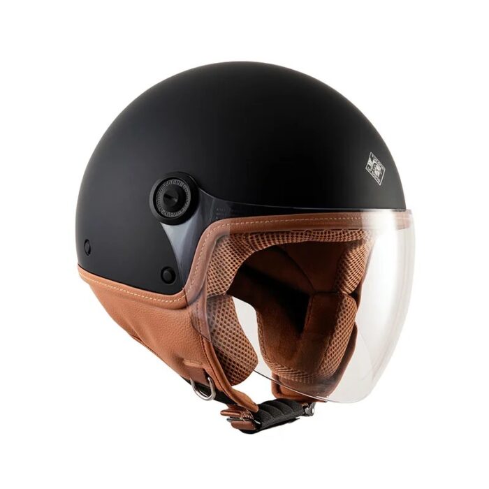 Casco Demi Jet Tucano EL'JETTIN 6.0 Colore Matt Black - Abbigliamento e Accessori