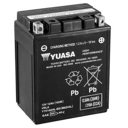 Batteria Yuasa YTX14AHL-BS C/Acido - Ricambi e Accessori Moto
