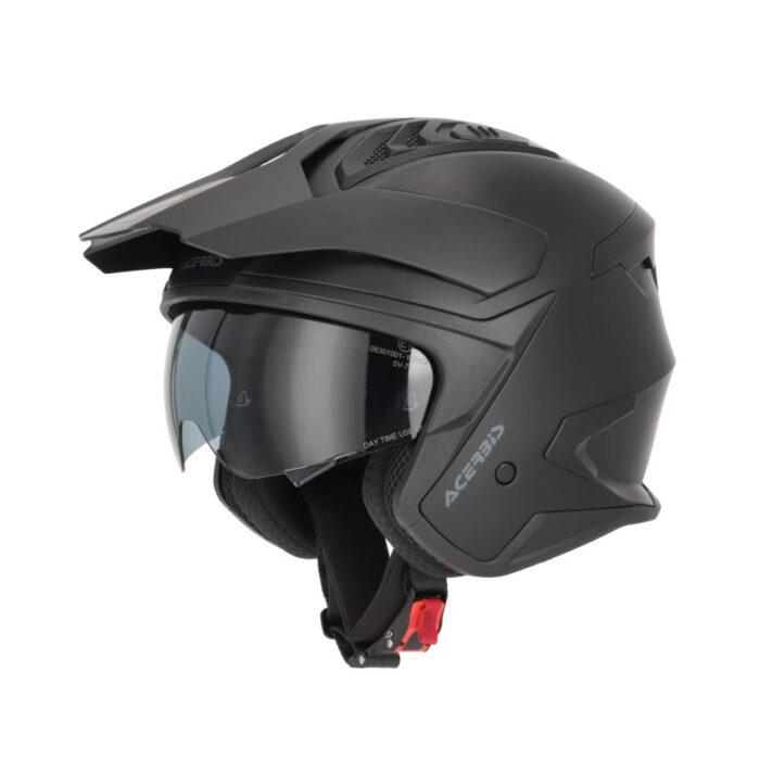 Casco Jet Trial Acerbis Aria EVO Nero Opaco - Abbigliamento e Accessori