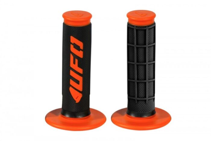 Manopole Motocross UFO Axiom Triple Density Arancio-Nero - Ricambi Motocross Motard