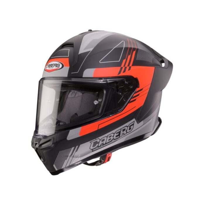 Casco Moto Integrale Caberg ROXTER Colt Matt Black-Red Opaco - Abbigliamento e Accessori