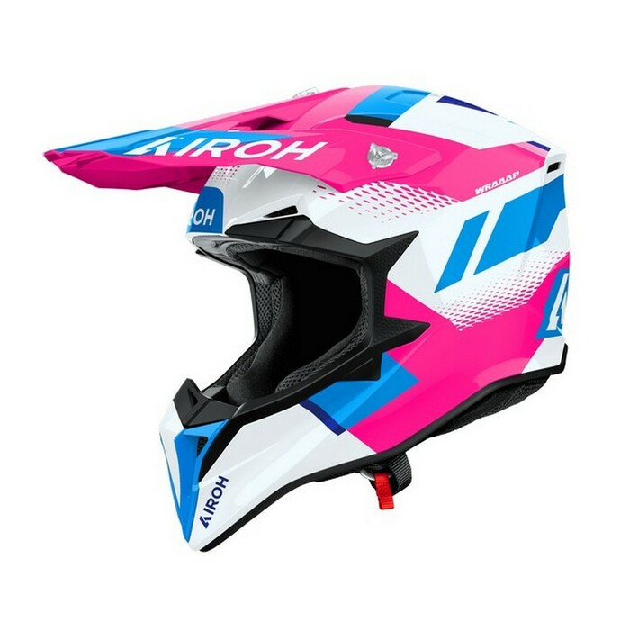 Casco Motocross Airoh Wraaap Vision Pink - Abbigliamento e Accessori