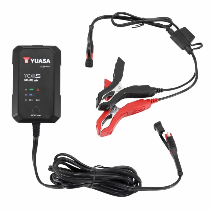Carica Batteria Mantenitore di Carica YUASA YCX1.5 - Ricambi e Accessori