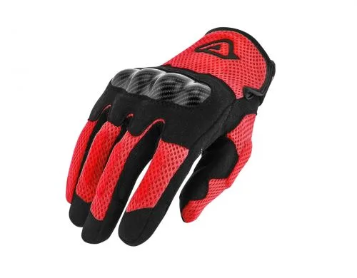 Guanti Acerbis Estivi RAMSEY MY VENTED Colore Rosso- Abbigliamento e Accessori Moto Motocross