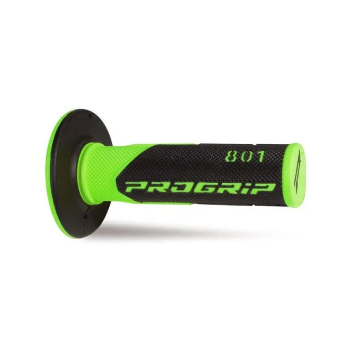 Manopole Progrip Cross 801-295 Cross Nero Verde Fluo - Ricambi e Accessori Moto
